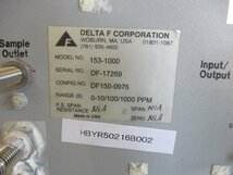 中古 DELTA F DF-150 153-1000 三範囲酸素分析器 通電OK(HBYR50216B002)_画像5