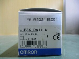 新古 OMRON PHOTO ELECTRIC SWITCH E3X-DA11-N 光電センサースイッチ(FBJR50311B054)