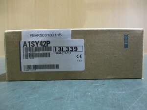 新古 MITSUBISHI OUTPUT UNIT A1SY42P トランジスタ出力ユニット シンクタイプ / BKO-C11465H02*2(FBHR50318B115)