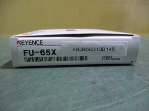 新古 KEYENCE FU-65X ファイバーセンサー(FBJR50313B145)