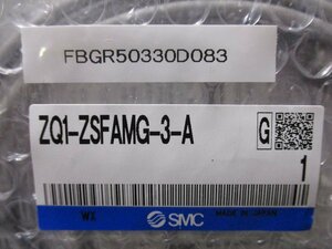 新古 SMC ZQ1-ZSFAMG-3-A 薄形真空エジェクタ エジェクタユニット(FBGR50330D083)