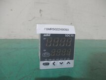 中古AZBIL DIGITAL CONTROLLER SDC15 デジタル指示調節計(FBMR50224B093)_画像4