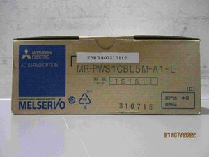 新古 MITSUBISHI MR-PWS1CBL5M-A1-L モータ電源ケーブル(FBRR40721B112)