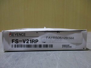 新古 KEYENCE FS-V21RP ファイバアンプセンサ(FAYR50512B144)