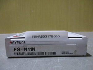 新古 KEYENCE FS-N11N ファイバーセンサーアンプ(FBHR50317B065)