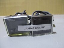 中古 KEYENCE AP-C40 2色表示デジタル圧力センサ 2個(JAAR41109A106)_画像1