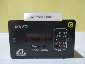 中古 TECHNICAL&TRY MX-5D-S207-A ロードセルアンプ(JAER50421B018)