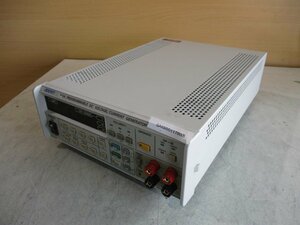 中古ADCMT 6144 PROGRAMMABLE DC VOLTAGE/CURRENT GENERATOR プログラム直流電圧 電流発生器 27VA MAX 48-66Hz 通電OK(GAKR50117B005)