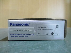 新古 PANASONIC AKW7111 KW7M 100-240V 6vA 50/60Hz Eco Power Meter(FBCR50410D052)