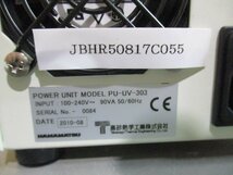 中古 HAMAMATSU POWER UNIT MODEL PU-UV-303 UV LED光源 通電OK(JBHR50817C055)_画像5