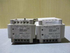 中古 OMRON POWER SUPPLY S82K-03024 パワーサプライ 2個(JBRR50414C017)