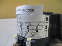 中古 MITSUBISHI CURRENT TRANSFORMER CW-5L 変流器120AT/5A[2個セット](JBLR50404C025)_画像3