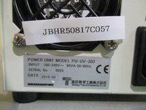 中古 HAMAMATSU POWER UNIT MODEL PU-UV-303 UV LED光源 通電OK(JBHR50817C057)_画像4