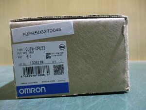 新古 OMRON CJ1M-CPU23 CENTRAL PROCESSING UNIT(FBFR50327D045)