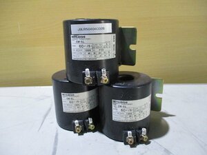 中古 MITSUBISHI CURRENT TRANSFORMER CW-5L 変流器120AT/5A[3個セット](JBLR50404C026)