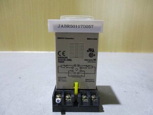 中古OMRON TIMER H3CR-H8L ソリッドステート・タイマ 送料別(JABR50117D057)