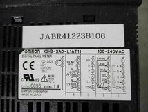 中古 OMRON digital panel meter K3HB-XAD-L1AT11 デジタルパネルメータ 100-240VAC(JABR41223B106)_画像2