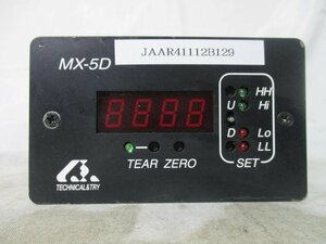 中古 TECHNICAL&TRY MX-5D-S207-A ロードセルアンプ(JAAR41112B129)