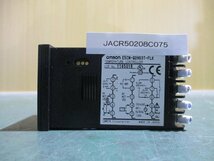 中古 OMRON TEMPERATURE CONTROLLER E5CN-Q2H03T-FLK 温度調節器(JACR50208C075)_画像1