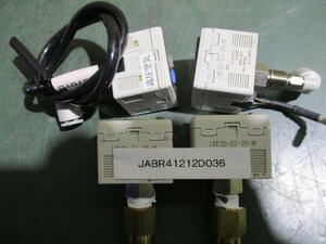 中古 SMC ISE30-01-25-M 2色表示式高精度デジタル圧力スイッチ 4個(JABR41212D036)