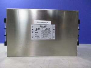 中古 SOSHIN EMI FILTER HF3060C-TP2 EMIフィルター(JBHR50828D018)