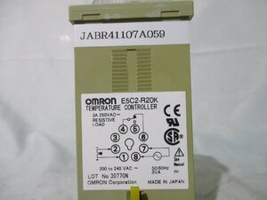 中古 OMRON TEMPERATURE CONTROLLER E5C2-R20K 電子温度調節器(JABR41107A059)