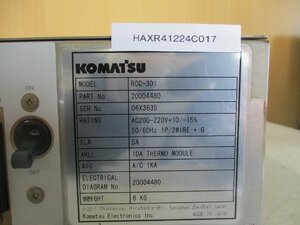 中古 Komatsu RCC-301 Thermo Module Control Box 5A 50/60Hz(HAXR41224C017)
