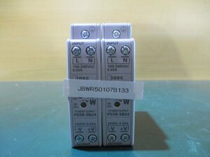 中古IDEC PS5R-SB24 Power Supply 24V 0.65A *2(JBWR50107B133)