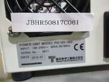 中古 HAMAMATSU POWER UNIT MODEL PU-UV-303 UV LED光源 通電OK(JBHR50817C061)_画像5