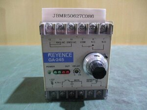 中古 KEYENCE GA-245 振動センサ アンプ(JBMR50627C086)