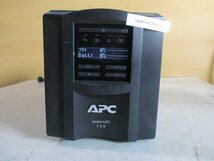 中古APC Smart-UPS750 AC 100V/750VA 500W/500VA 360W 通電OK(HBNR50126B003)_画像2