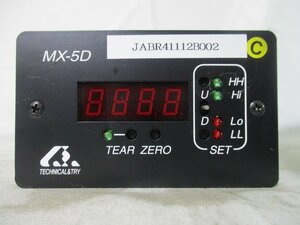 中古 TECHNICAL&TRY MX-5D-S207-A ロードセルアンプ(JABR41112B002)