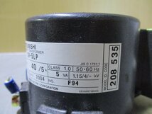 中古 MITSUBISHI CURRENT TRANSFORMER CW-5LP 変流器 40/5A[3個セット](JBTR50204C053)_画像8