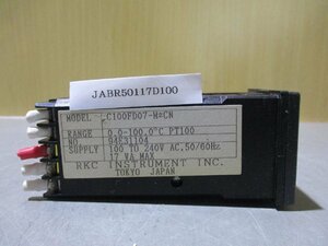 中古RKC TEMPERATURE CONTROLLER REX C100FD07-M*CN 温度調節器(JABR50117D100)