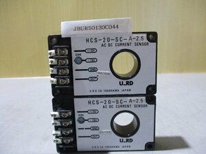 中古 YOKOHAMA AC DC CURRENT SENSOR HCS-20-SC-A-2.5 サーボ式電流センサ[2個セット](JBUR50130C044)