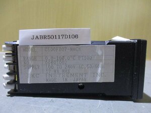 中古RKC TEMPERATURE CONTROLLER REX C100FD07-M*CN 温度調節器(JABR50117D106)