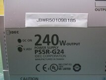 中古IDEC PS5R-G24 POWER SUPPLY 240W 100-240V AC 4.0A(JBWR50109B185)_画像2