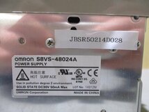 中古 OMRON オムロン S8VS-48024A ユニット電源 AC100-240V 480W(JBSR50214D028)_画像2