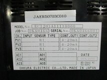 中古 OHKURA 大倉 EC1201A11110000 プログラム調節計(JAER50703C010)_画像2