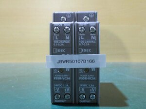 中古IDEC PS5R-VC24 Power Supply 24V 1.3A *2(JBWR50107B166)