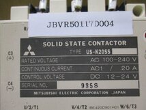 中古Mitsubishi Solid State Contactor US-K20SS AC100-240V 20A DC 12-24V(JBVR50117D004)_画像7