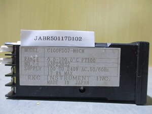 中古RKC TEMPERATURE CONTROLLER REX C100FD07-M*CN 温度調節器(JABR50117D102)