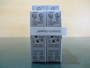 中古IDEC PS5R-SB24 Power Supply 24V 0.65A *2(JBWR50107B003)