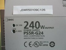 中古IDEC PS5R-G24 POWER SUPPLY 240W 100-240V AC 4.0A(JBWR50109C126)_画像2