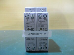 中古IDEC PS5R-SB24 Power Supply 24V 0.65A *2(JBWR50107B120)