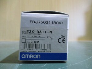 新古 OMRON PHOTO ELECTRIC SWITCH E3X-DA11-N 光電センサースイッチ(FBJR50311B047)