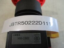 中古 IDEC HW-CB02 非常停止用押しボタンスイッチ 6セット(JBTR50222D111)_画像1