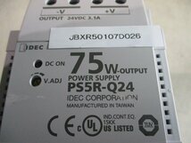 中古IDEC PS5R-Q24 POWER SUPPLY 75W 100-240V AC 1.1A(JBXR50107D026)_画像5