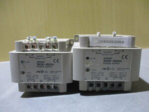 中古 OMRON スイッチングパワーサプライ S82K-05024 DC24V 2.1A 2個(JBSR50213D016)