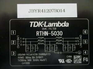 中古TDK-Lambda RTHN-5030 TDKラムダ 低背 ノイズフィルタ EMCフィルタ 高減衰三相500V(JBYR41207B014)